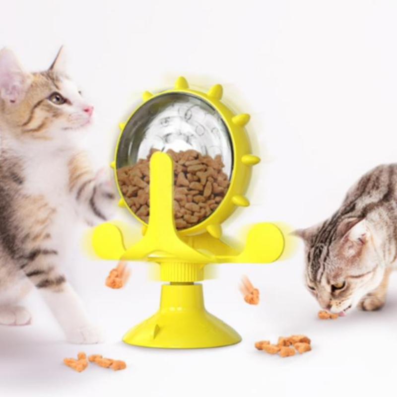 Pet cung cấp bàn xoay mèo tương tác đồ chơi chậm trọt thực phẩm rò rỉ đào tạo đồ chơi mèongộnghĩnh